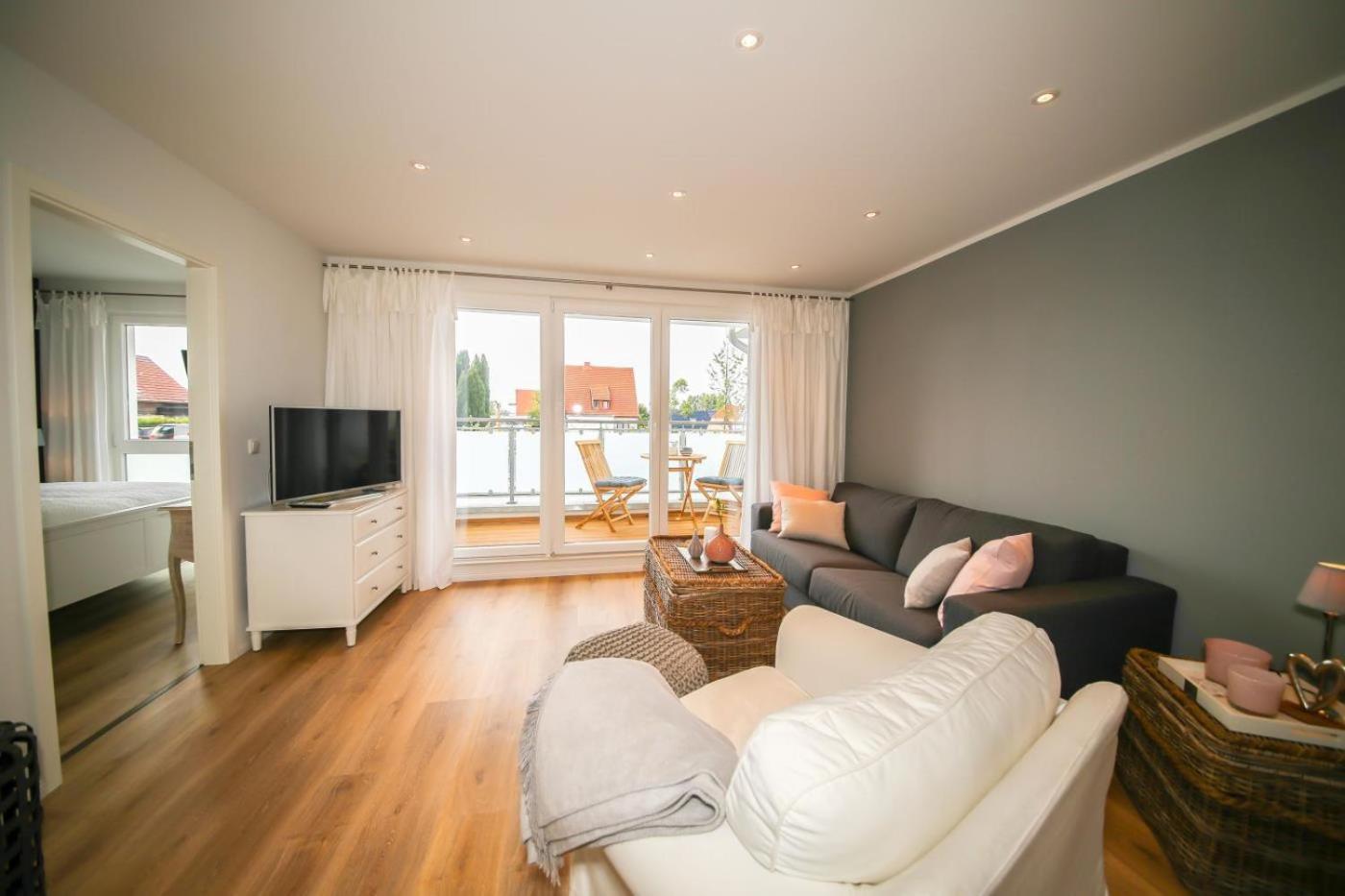 Ferienwohnung Strandvilla Augustusbad App. 08 シャルボイツ エクステリア 写真